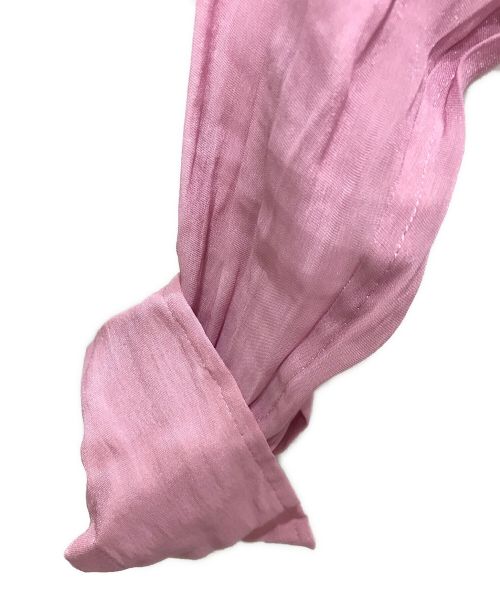 BEIGE（ベイジ）BEIGE (ベイジ) シアーブラウス ピンク サイズ:4の古着・服飾アイテム