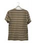 Devon Howard for RHC (デヴォン・ハワード フォー アールエイチシー) Pigment Dye Organic Cotton Striped Tee/ピグメントダイTシャツ ブラウン サイズ:Ｍ：4500円