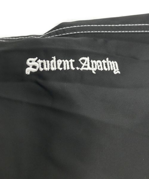 Student Apathy（スチューデント・アパシー）Student Apathy (スチューデント・アパシー) サイドステッチパンツ ブラック サイズ:Lの古着・服飾アイテム