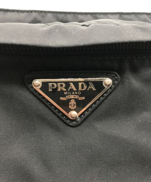 PRADA（プラダ）PRADA (プラダ) TESSUTO MONTAGN/テスートウエストポーチ ブラックの古着・服飾アイテム