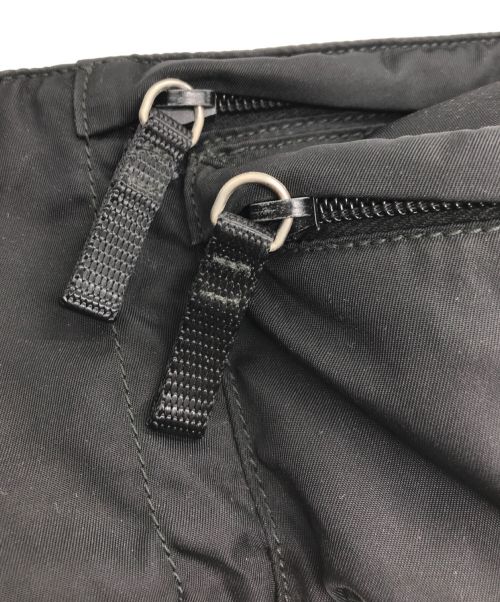 PRADA（プラダ）PRADA (プラダ) TESSUTO MONTAGN/テスートウエストポーチ ブラックの古着・服飾アイテム