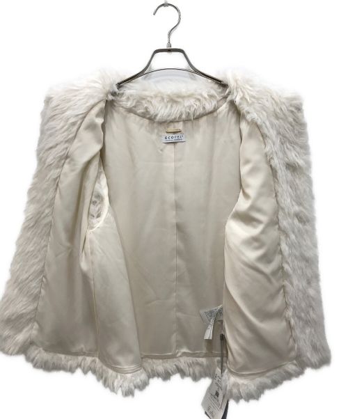 Snidel（スナイデル）Snidel (スナイデル) バリエフェイクファージレ/ベスト オフホワイト サイズ:ONE SIZE 未使用品の古着・服飾アイテム