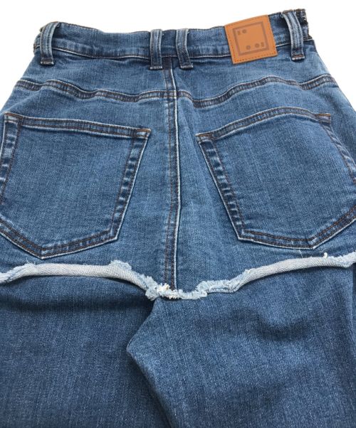 RIM.ARK（リムアーク）RIM.ARK (リムアーク) Layered denim/レイヤードデニムパンツ インディゴ サイズ:36の古着・服飾アイテム