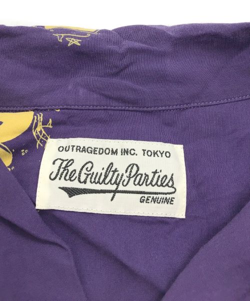WACKO MARIA（ワコマリア）WACKO MARIA (ワコマリア) disco devil shirt/ディスコデビルシャツ パープル サイズ:Mの古着・服飾アイテム