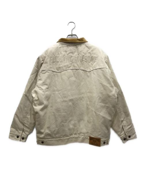 FUCKING AWESOME（ファッキンオーサム）FUCKING AWESOME (ファッキンオーサム) ウエスタンワークジャケット アイボリー サイズ:XLの古着・服飾アイテム