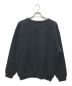 DESCENDANT (ディセンダント) クルーネックスウェット ブラック サイズ:2：4000円