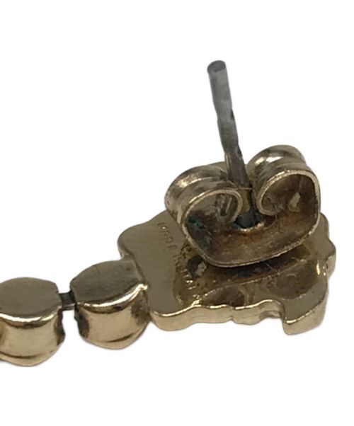 VERSACE（ヴェルサーチェ）VERSACE (ヴェルサーチ) メデューサロゴピアス ゴールド×シルバーの古着・服飾アイテム