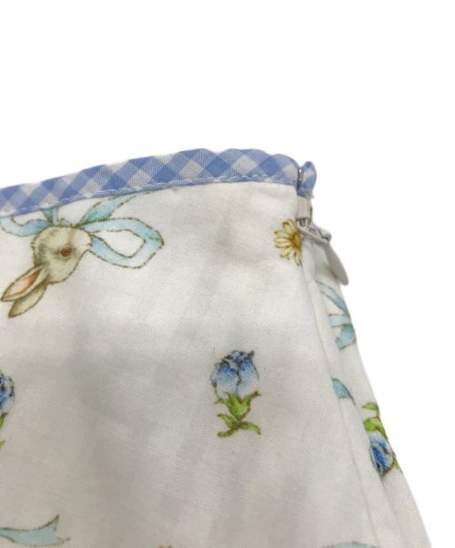 yukiemon（ユキエモン）yukiemon (ユキエモン) リボンバニースカート ホワイト サイズ:３Lの古着・服飾アイテム