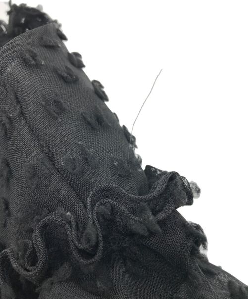 Snidel（スナイデル）Snidel (スナイデル) ボリュームキャミトップス ブラック サイズ:ONE SIZEの古着・服飾アイテム