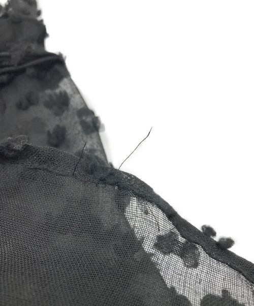 Snidel（スナイデル）Snidel (スナイデル) ボリュームキャミトップス ブラック サイズ:ONE SIZEの古着・服飾アイテム