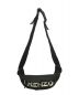 中古・古着 KENZO (ケンゾー) クロスロゴウエストバッグ ブラック：6000円