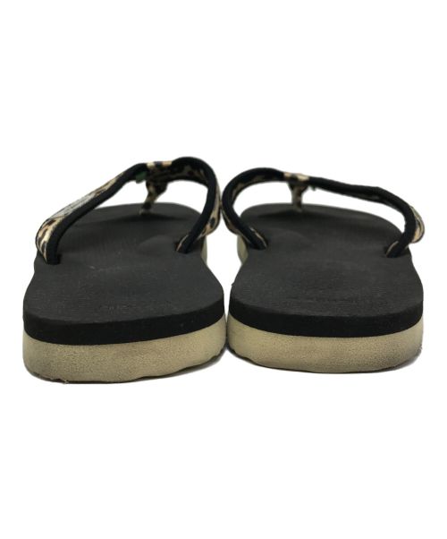 suicoke（スイコック）suicoke (スイコック) WACKO MARIA (ワコマリア) ビーチサンダル ブラック×ベージュ サイズ:25㎝の古着・服飾アイテム
