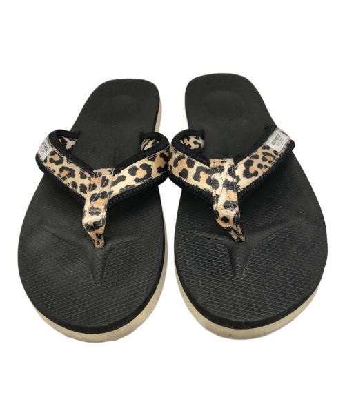 suicoke（スイコック）suicoke (スイコック) WACKO MARIA (ワコマリア) ビーチサンダル ブラック×ベージュ サイズ:25㎝の古着・服飾アイテム