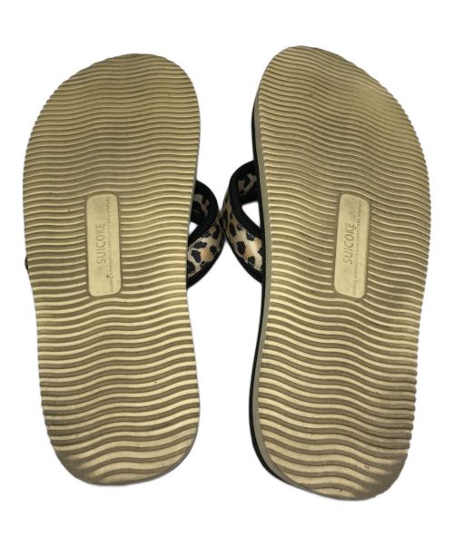 suicoke（スイコック）suicoke (スイコック) WACKO MARIA (ワコマリア) ビーチサンダル ブラック×ベージュ サイズ:25㎝の古着・服飾アイテム