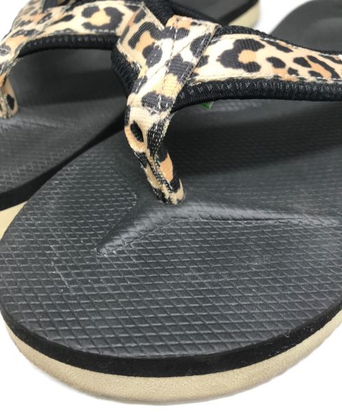 suicoke（スイコック）suicoke (スイコック) WACKO MARIA (ワコマリア) ビーチサンダル ブラック×ベージュ サイズ:25㎝の古着・服飾アイテム