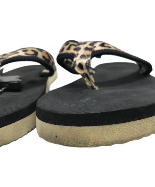 suicoke（スイコック）suicoke (スイコック) WACKO MARIA (ワコマリア) ビーチサンダル ブラック×ベージュ サイズ:25㎝の古着・服飾アイテム