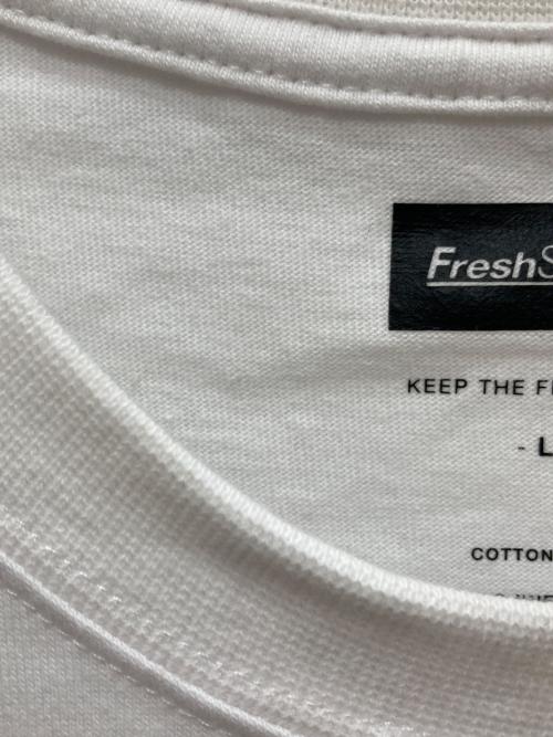 FreshService（フレッシュサービス）FreshService (フレッシュサービス) ACTUAL SOURCE (アクチュアルソース) AS×FS CORPORATE S/S TEE/コーポレート ティー ホワイト サイズ:Lの古着・服飾アイテム