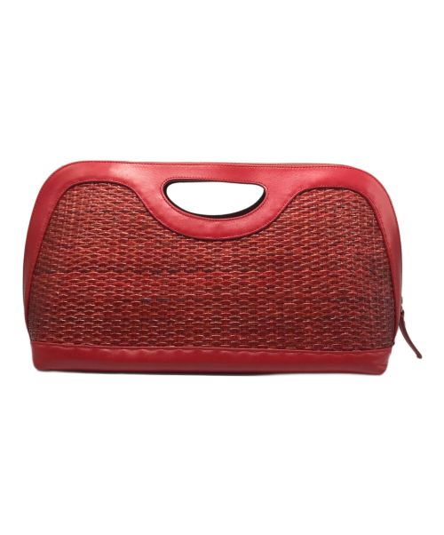 PELLICO（ペリーコ）PELLICO (ペリーコ) カゴハンドバッグ レッドの古着・服飾アイテム