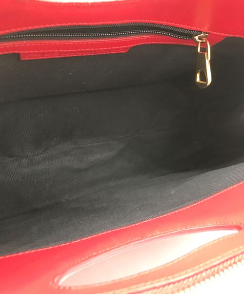 PELLICO（ペリーコ）PELLICO (ペリーコ) カゴハンドバッグ レッドの古着・服飾アイテム