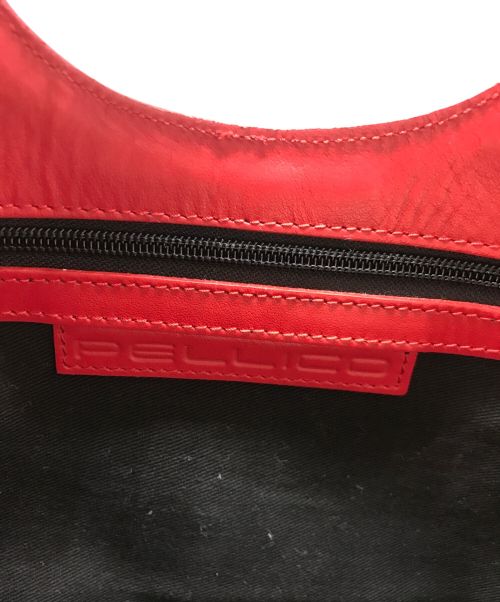 PELLICO（ペリーコ）PELLICO (ペリーコ) カゴハンドバッグ レッドの古着・服飾アイテム