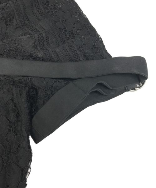 Snidel（スナイデル）Snidel (スナイデル) スイッチングデコルテオープンワンピ ブラックの古着・服飾アイテム