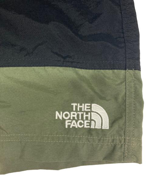THE NORTH FACE（ザ ノース フェイス）THE NORTH FACE (ザ ノース フェイス) Nuptse Short ブラック×カーキ サイズ:XLの古着・服飾アイテム
