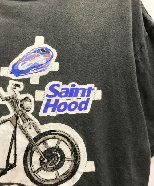 SAINT MICHAEL（セントマイケル）SAINT MICHAEL (セントマイケル) NEIGHBORHOOD (ネイバーフッド) STHD SS TEE/BIKE/コラボTシャツ ブラック サイズ:XLの古着・服飾アイテム
