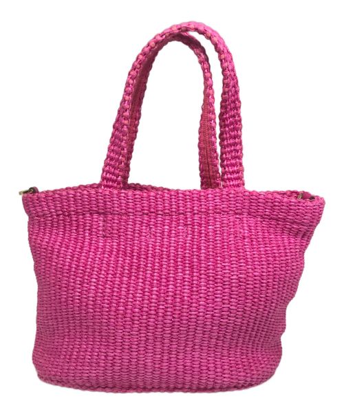 JIMMY CHOO（ジミーチュウ）JIMMY CHOO (ジミーチュウ) BEACH TOTE ショルダーバッグ/W235N005 ショッキングピンクの古着・服飾アイテム