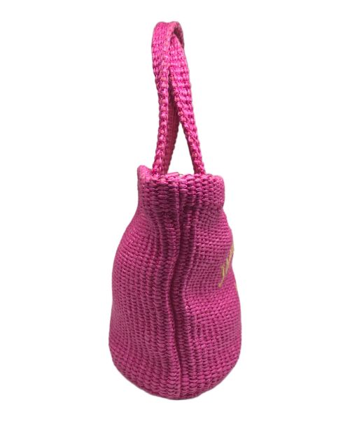 JIMMY CHOO（ジミーチュウ）JIMMY CHOO (ジミーチュウ) BEACH TOTE ショルダーバッグ/W235N005 ショッキングピンクの古着・服飾アイテム