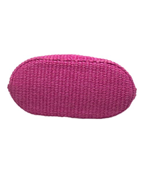 JIMMY CHOO（ジミーチュウ）JIMMY CHOO (ジミーチュウ) BEACH TOTE ショルダーバッグ/W235N005 ショッキングピンクの古着・服飾アイテム