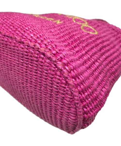 JIMMY CHOO（ジミーチュウ）JIMMY CHOO (ジミーチュウ) BEACH TOTE ショルダーバッグ/W235N005 ショッキングピンクの古着・服飾アイテム