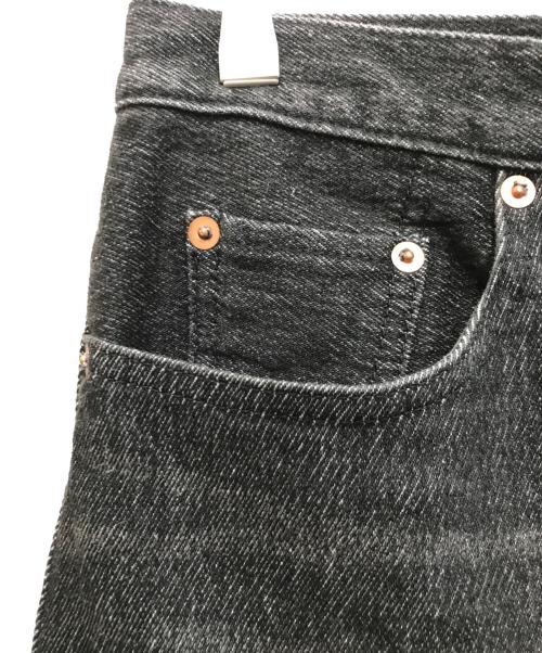 doublet（ダブレット）doublet (ダブレット) INVISIBLE DENIM PANTS ブラック サイズ:Mの古着・服飾アイテム