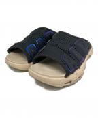 NIKEナイキ）の古着「AIR MORE UPTEMPO SLIDE/エア モア アップテンポ スライド」｜ブラック×ベージュ