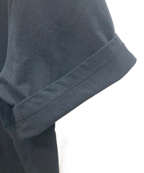 maison kitsune（メゾンキツネ）MAISON KITSUNE (メゾンキツネ) 刺繍Tシャツ ブラック サイズ:Ⅿの古着・服飾アイテム