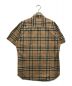 BURBERRY (バーバリー) チェックシャツ ベージュ サイズ:M：22000円