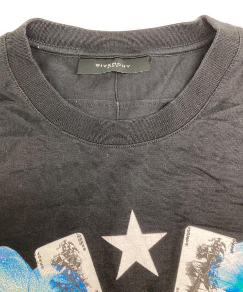 GIVENCHY（ジバンシィ）GIVENCHY (ジバンシィ) トランプスカルフラワーTシャツ ブラック サイズ:Sの古着・服飾アイテム