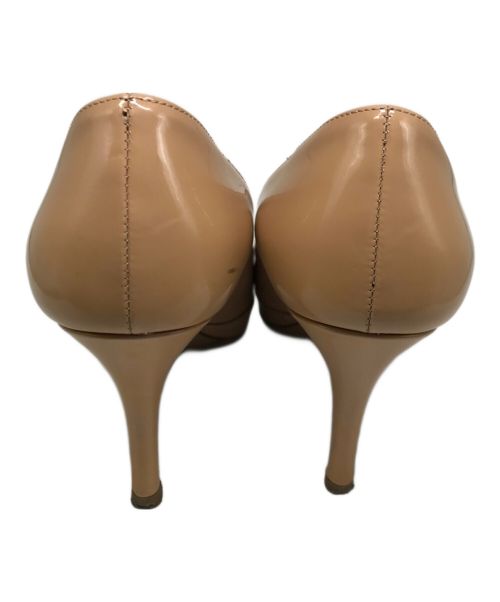 PRADA（プラダ）PRADA (プラダ) ヒールパンプス ベージュ サイズ:36の古着・服飾アイテム
