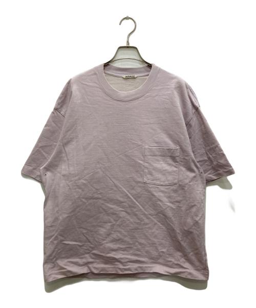 AURALEE（オーラリー）AURALEE (オーラリー) STAND UP TEE/スタンドアップ ティー パープル サイズ:4の古着・服飾アイテム