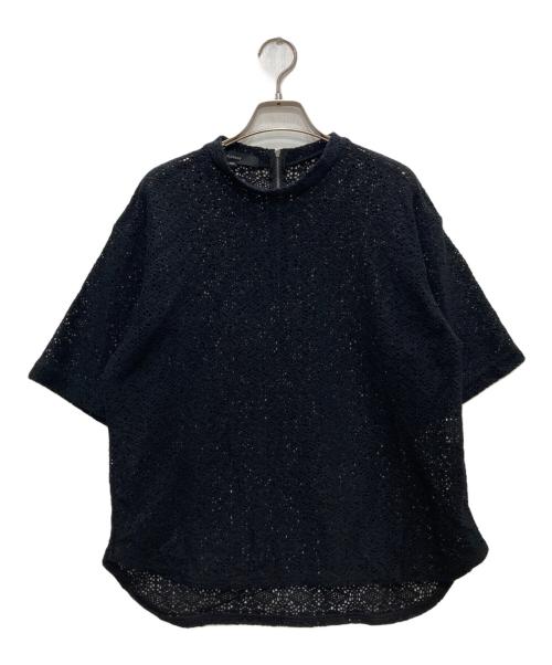 FLORENT（フローレント）FLORENT (フローレント) クラフトレーストップ ブラック サイズ:00の古着・服飾アイテム
