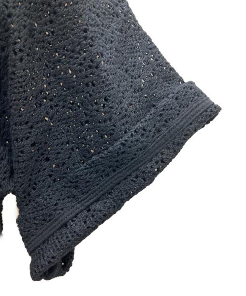 FLORENT（フローレント）FLORENT (フローレント) クラフトレーストップ ブラック サイズ:00の古着・服飾アイテム