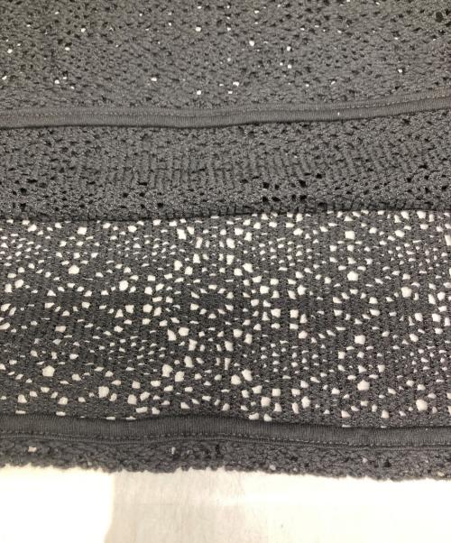 FLORENT（フローレント）FLORENT (フローレント) クラフトレーストップ ブラック サイズ:00の古着・服飾アイテム