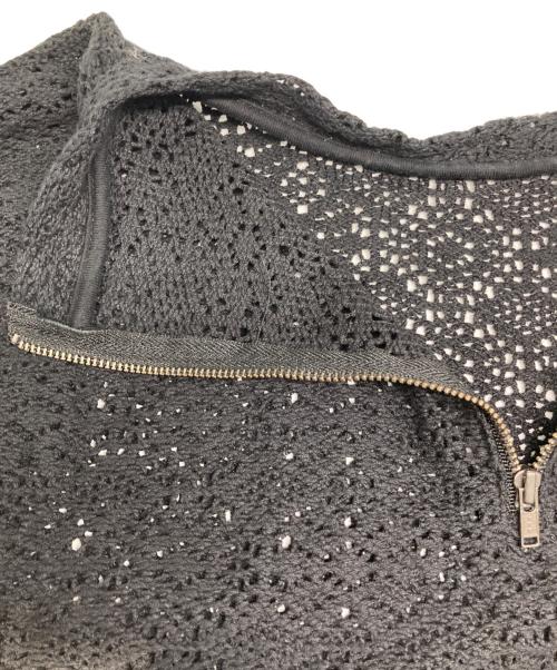 FLORENT（フローレント）FLORENT (フローレント) クラフトレーストップ ブラック サイズ:00の古着・服飾アイテム