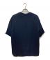 ENFOLD (エンフォルド) ライトダブルサテン ロールUP Tシャツ ネイビー サイズ:38：8000円