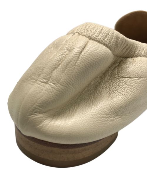 Brenta（ブレンタ）Brenta (ブレンタ) フラットスリッポン ベージュ サイズ:36の古着・服飾アイテム