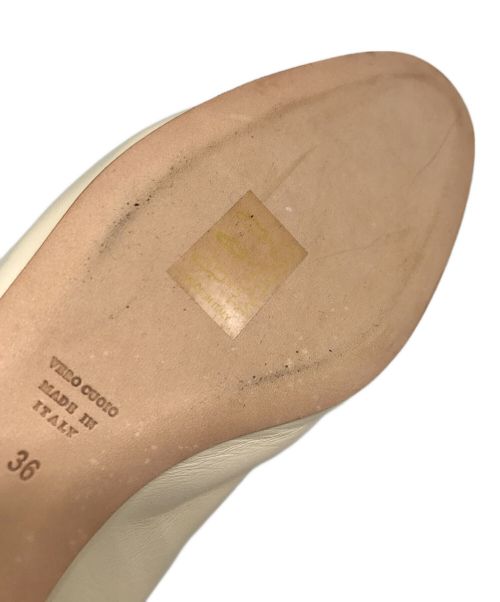 Brenta（ブレンタ）Brenta (ブレンタ) フラットスリッポン ベージュ サイズ:36の古着・服飾アイテム