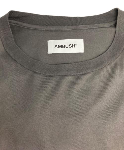 AMBUSH（アンブッシュ）AMBUSH (アンブッシュ) ワンポイント刺繍Ｔシャツ グレー サイズ:3の古着・服飾アイテム