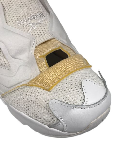 REEBOK（リーボック）REEBOK Maison Margiela Instapump Fury Memory Of／インスタポンプヒューリーメモリーオブ ホワイト サイズ:mm295/cm29.5/USA11 1/2 /UK 10 1/2 / EUR 45の古着・服飾アイテム