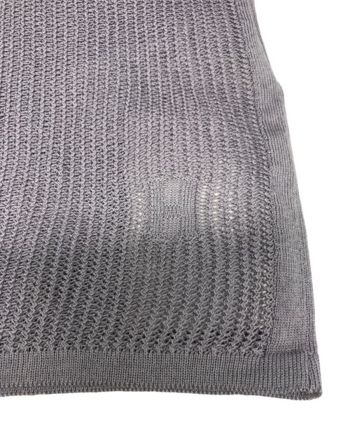 HERMES（エルメス）HERMES (エルメス) シルクS/Sニット パープル サイズ:36の古着・服飾アイテム