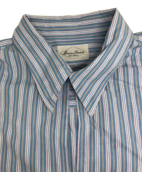 Marvine Pontiak Shirt Makers（マーヴィンポンティアックシャツメイカーズ）Marvine Pontiak Shirt Makers (マーヴィンポンティアックシャツメイカーズ) Skipper SH C/スキッパーシャツ スカイブルー サイズ:ONE SIZEの古着・服飾アイテム