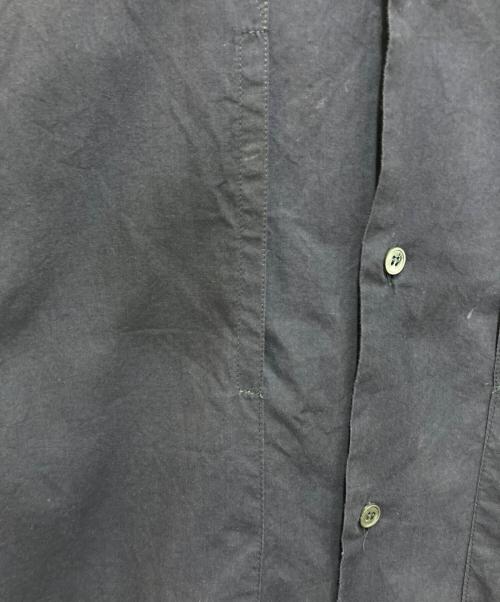 E.TAUTZ（イートーツ）E.TAUTZ (イートーツ) バンドカラーシャツ ネイビー サイズ:XSの古着・服飾アイテム